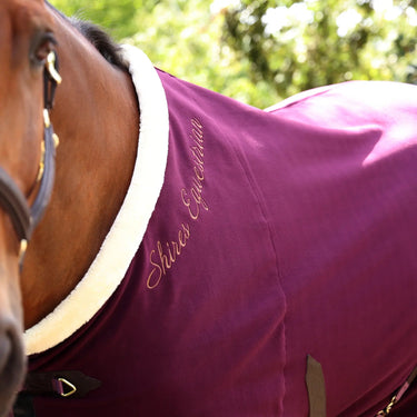 Shires Black Cherry Shires Deluxe Fleece Rug| Online For Equine