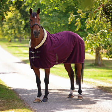 Shires Black Cherry Shires Deluxe Fleece Rug| Online For Equine