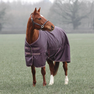Shires Black Cherry Typhoon 100g Turnout Rug| Online For Equine