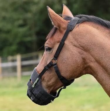 Shires Black FreeGraze AirFlow Grazing Muzzle| Online For Equine
