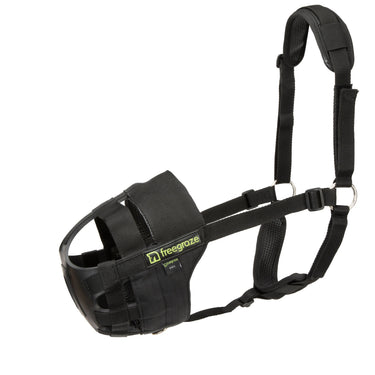 Shires Black FreeGraze AirFlow Grazing Muzzle| Online For Equine