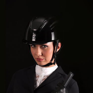 Shires Black Karben Amity ELMT Gloss Riding Hat| Online For Equine