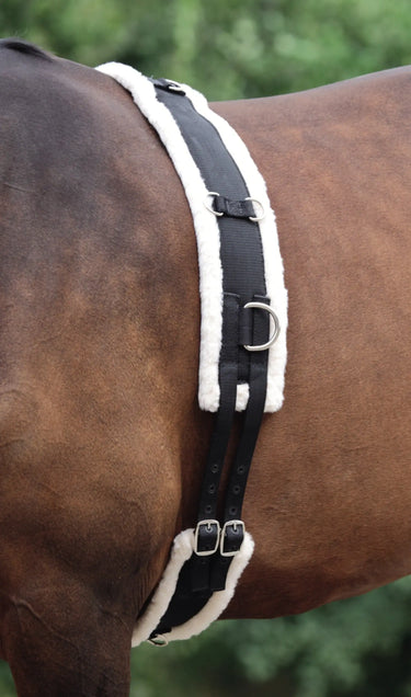 Shires Black Nylon Roller with Fleece Padding| Online For Equine