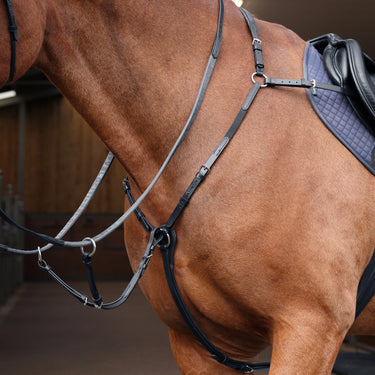 Shires Black Velociti Rapida Elastic Breastplate| Online For Equine