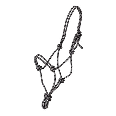 Buy Shires Black/White Rope Control Headcollar| Online for Equine