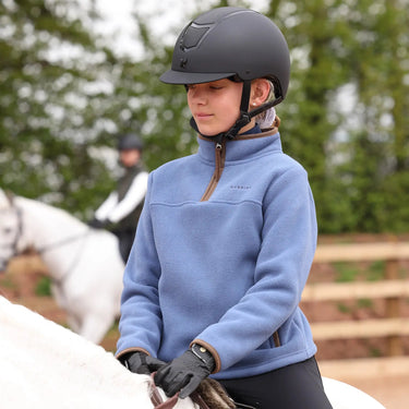Shires Blue Aubrion Core Half Zip Fleece - Young Rider| Online For Equine