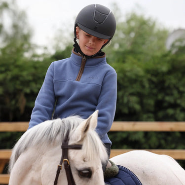 Shires Blue Aubrion Core Half Zip Fleece - Young Rider| Online For Equine
