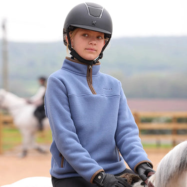 Shires Blue Aubrion Core Half Zip Fleece - Young Rider| Online For Equine