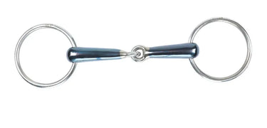 Buy Shires Blue Sweet Iron Hollow Jointed Loose Ring Snaffle| Online for Equine