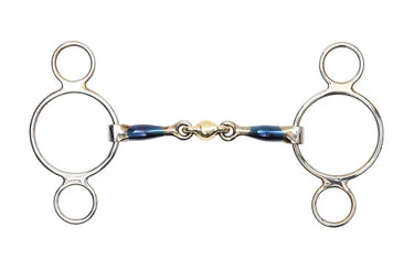 Buy Shires Blue Sweet Iron Two Ring Gag With Lozenge| Online for Equine