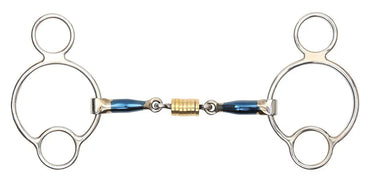 Shires Blue Sweet Iron Universal With Roller Link| Online For Equine