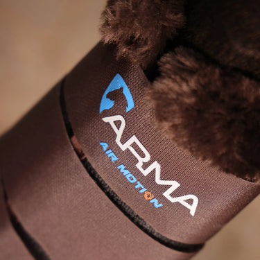 Shires Brown ARMA Air Motion SupaFleece Brushing Boots| Online For Equine