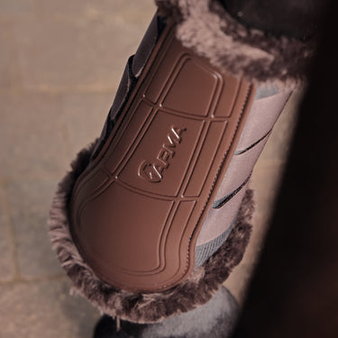 Shires Brown ARMA Air Motion SupaFleece Brushing Boots| Online For Equine