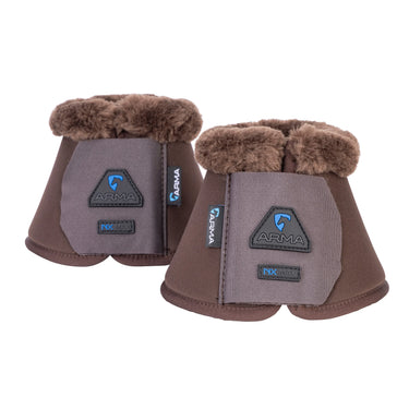 Shires Brown ARMA SupaFleece Neoprene Over Reach Boots| Online For Equine