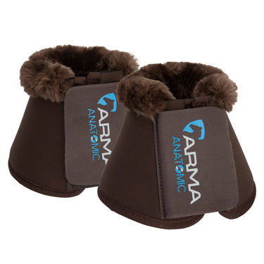 Shires Brown ARMA SupaFleece Neoprene Over Reach Boots| Online For Equine