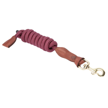 Shires Burgundy Velociti Lusso Leather Lead Rope| Online For Equine