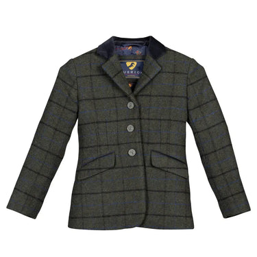 Shires Dark Green Check Aubrion Childs Saratoga Jacket| Online For Equine