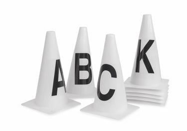 Buy Shires Dressage Marker Cones-Black / White-A B C E F H K M| Online for Equine