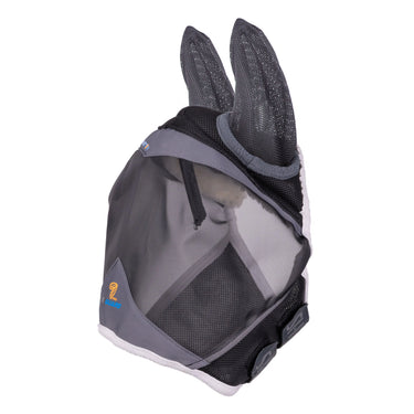 Shires FlyGuard Pro Air Motion Fly Mask with Ears Dark Grey| Online For Equine