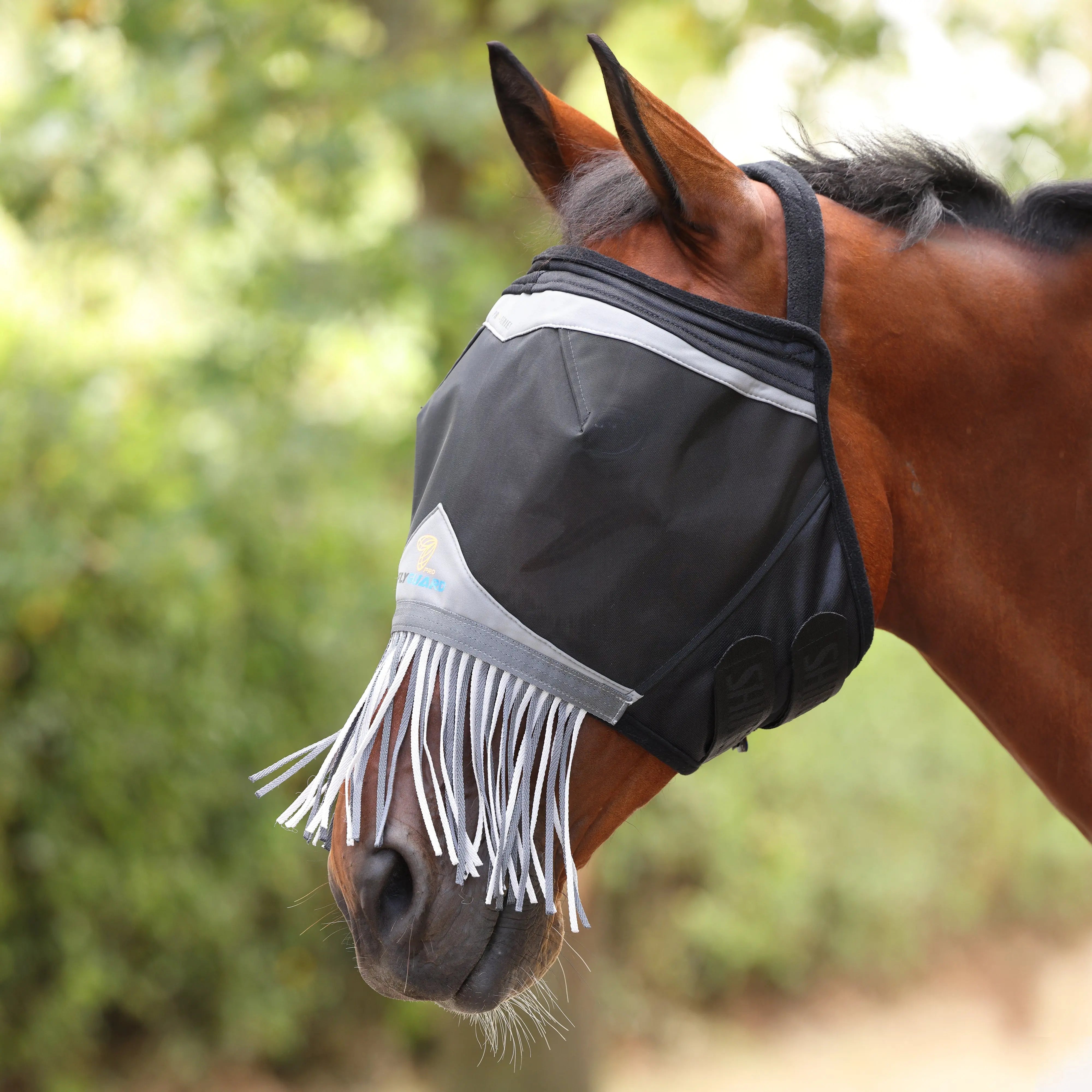 Fine Mesh Mask Shires FlyGuard Pro Fine Mesh Earless Fly Mask with Nose – Online For ...