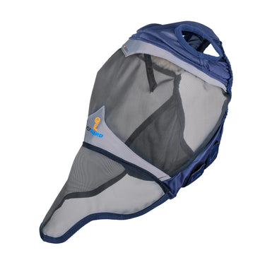 Shires FlyGuard Pro Fine Mesh Fly Mask With Ear Hole & Nose Navy| Online For Equine