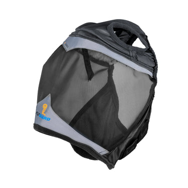 Shires FlyGuard Pro Fine Mesh Fly Mask with Ear Hole Jet| Online For Equine