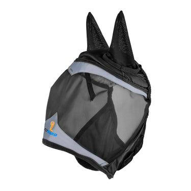 Shires FlyGuard Pro Fine Mesh Fly Mask with Ears Jet| Online For Equine
