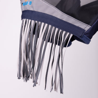 Shires FlyGuard Pro Fine Mesh Fly Mask with Ears & Nose Fringe Navy| Online For Equine