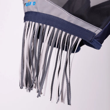 Shires FlyGuard Pro Fine Mesh Fly Mask with Ears & Nose Fringe Navy| Online For Equine