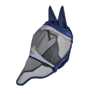 Shires FlyGuard Pro Fine Mesh Fly Mask with Ears & Nose Navy| Online For Equine