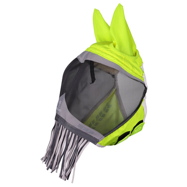 Shires FlyGuard Pro Hi-Viz Fine Mesh Fly Mask with Ears & Nose Fringe| Online For Equine