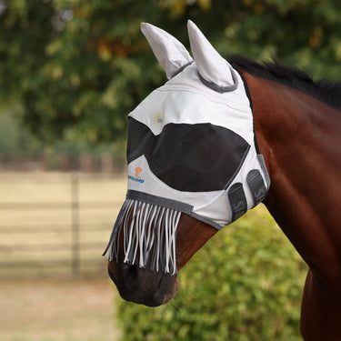 Shires FlyGuard Pro Sun Shade Fly Mask with Ears & Nose Fringe| Online For Equine