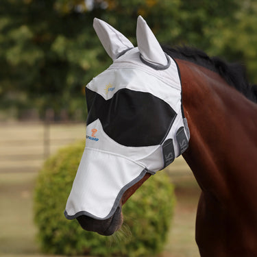 Shires FlyGuard Pro Sun Shade Fly Mask with Ears & Square Nose| Online For Equine