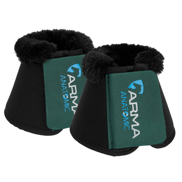Shires Green ARMA SupaFleece Neoprene Over Reach Boots| Online For Equine
