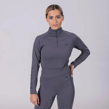 Shires Grey Aubrion Eltar Base Layer| Online For Equine