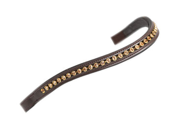 Shires Havana Gold Velociti GARA Large Diamante Browband| Online For Equine