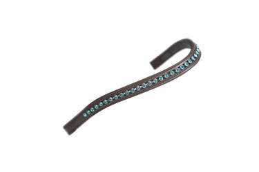 Shires Havana Green Velociti GARA Large Diamante Browband| Online For Equine