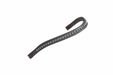 Shires Havana Green Velociti GARA Large Diamante Browband| Online For Equine