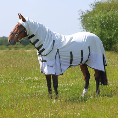 Shires Highlander Plus White Sun Shade Fly Combo Rug| Online For Equine
