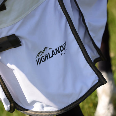Shires Highlander Plus White Sun Shade Fly Combo Rug| Online For Equine