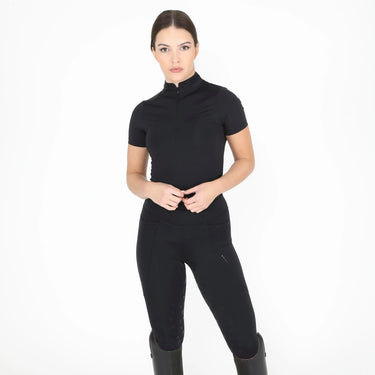 Shires Ladies Aubrion Black Optima GX Riding Tights| Online For Equine