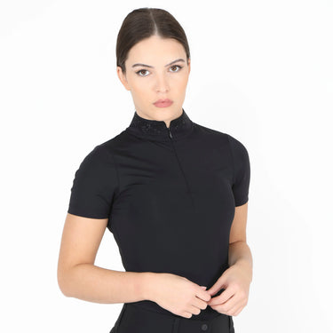 Shires Ladies Aubrion Black Optima GX Show Shirt| Online For Equine