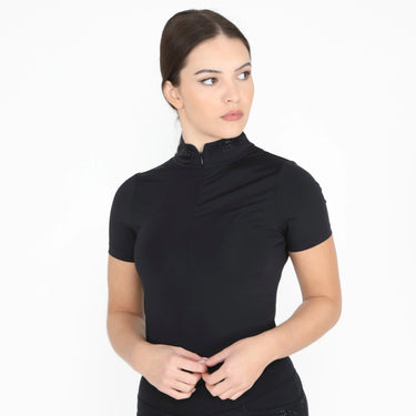 Shires Ladies Aubrion Black Optima GX Show Shirt| Online For Equine