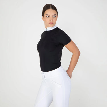 Shires Ladies Aubrion Black Optima LX Show Shirt| Online For Equine