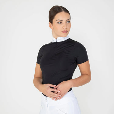 Shires Ladies Aubrion Black Optima LX Show Shirt| Online For Equine