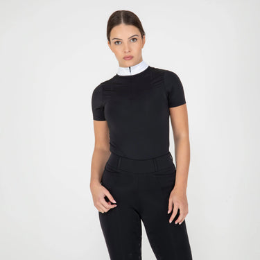 Shires Ladies Aubrion Black Optima QX Show Shirt| Online For Equine