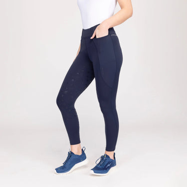 Shires Ladies Aubrion Navy Optima LX Riding Tights| Online For Equine