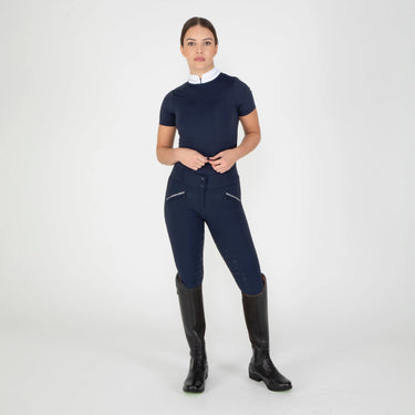 Shires Ladies Aubrion Navy Optima LX Show Shirt| Online For Equine