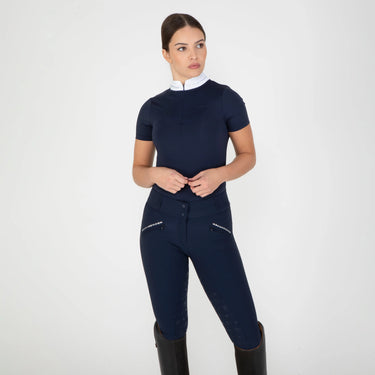 Shires Ladies Aubrion Navy Optima LX Show Shirt| Online For Equine