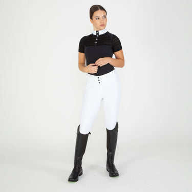 Shires Ladies Aubrion Optima MX Breeches White| Online For Equine